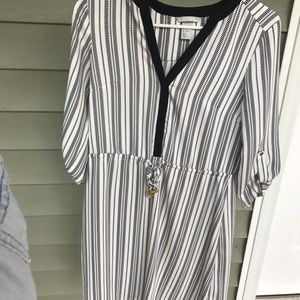 H&M Midi Striped Dress